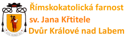 Logo Archiv pořadů bohoslužeb - Římskokatolická farnost – děkanství Dvůr Králové nad Labem